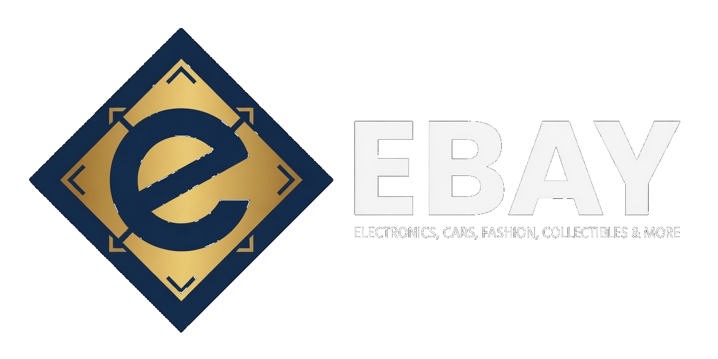 Electronics, Cars, Fashion, Collectibles & More logo by Grok Imagine on dark background