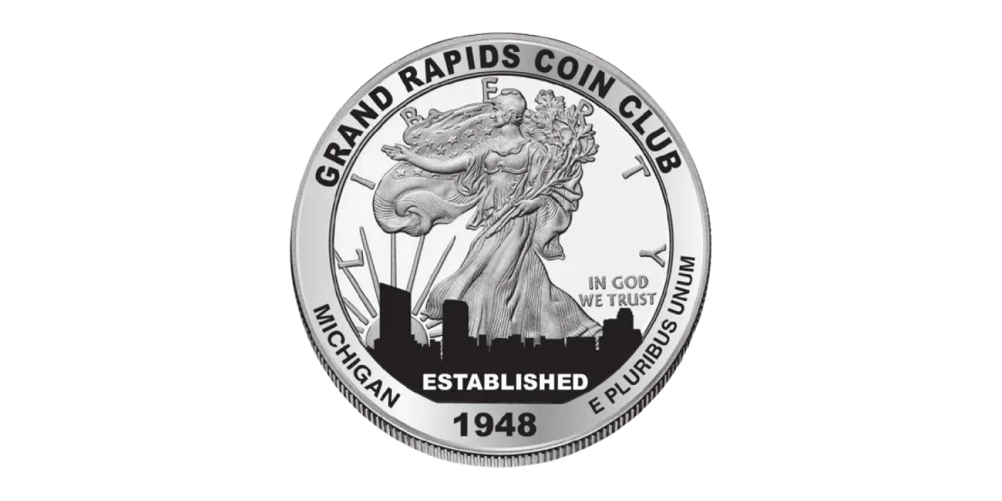 Michigan Coin Club logo by Grok Imagine mark icon