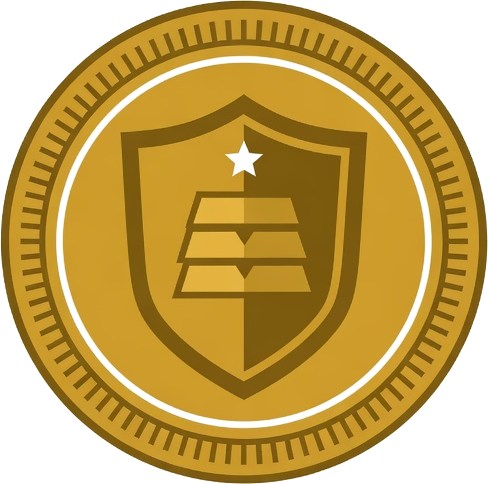 U.S. Coin & Bullion Dealers logo by Grok Imagine mark icon