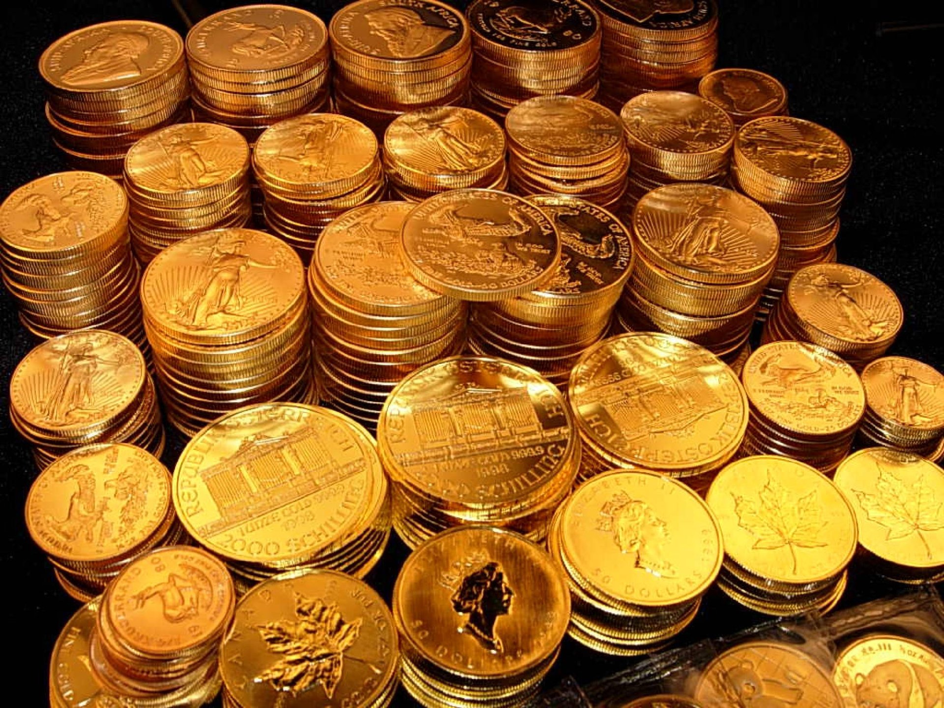 Classic coin collection display